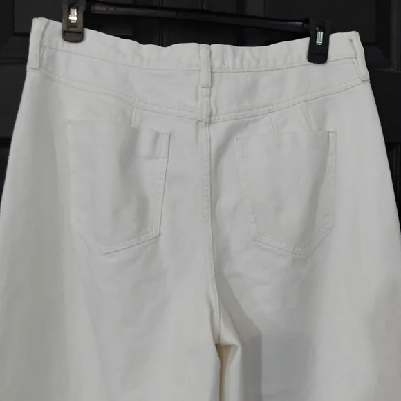 We The Free Sz. 33 Ice Queen CRVY Gia High Rise Wide-Leg Jeans - Picture 10 of 16